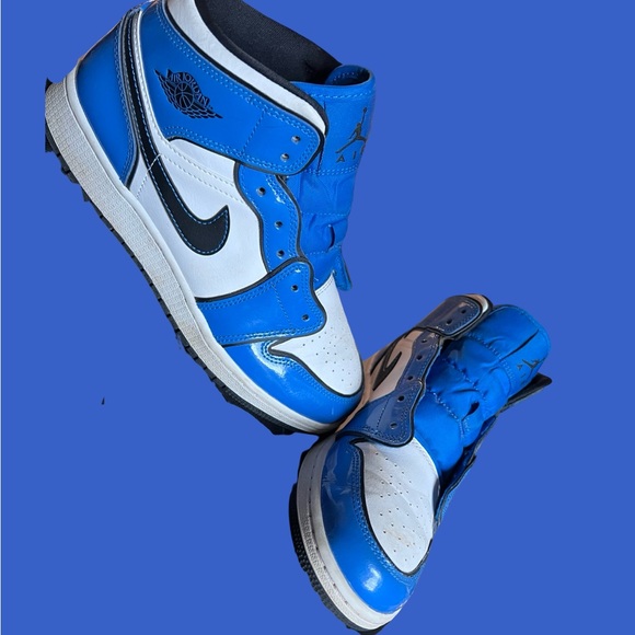 AIR JORDAN 1 SIGNAL BLUE - Picture 4 of 15